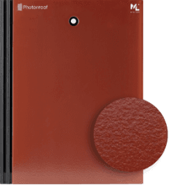 NOBLE - roof tiles as solar panels red